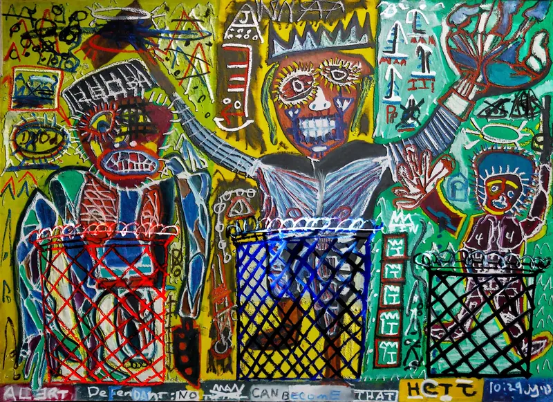 ORIGINAL — the mixed-media painting